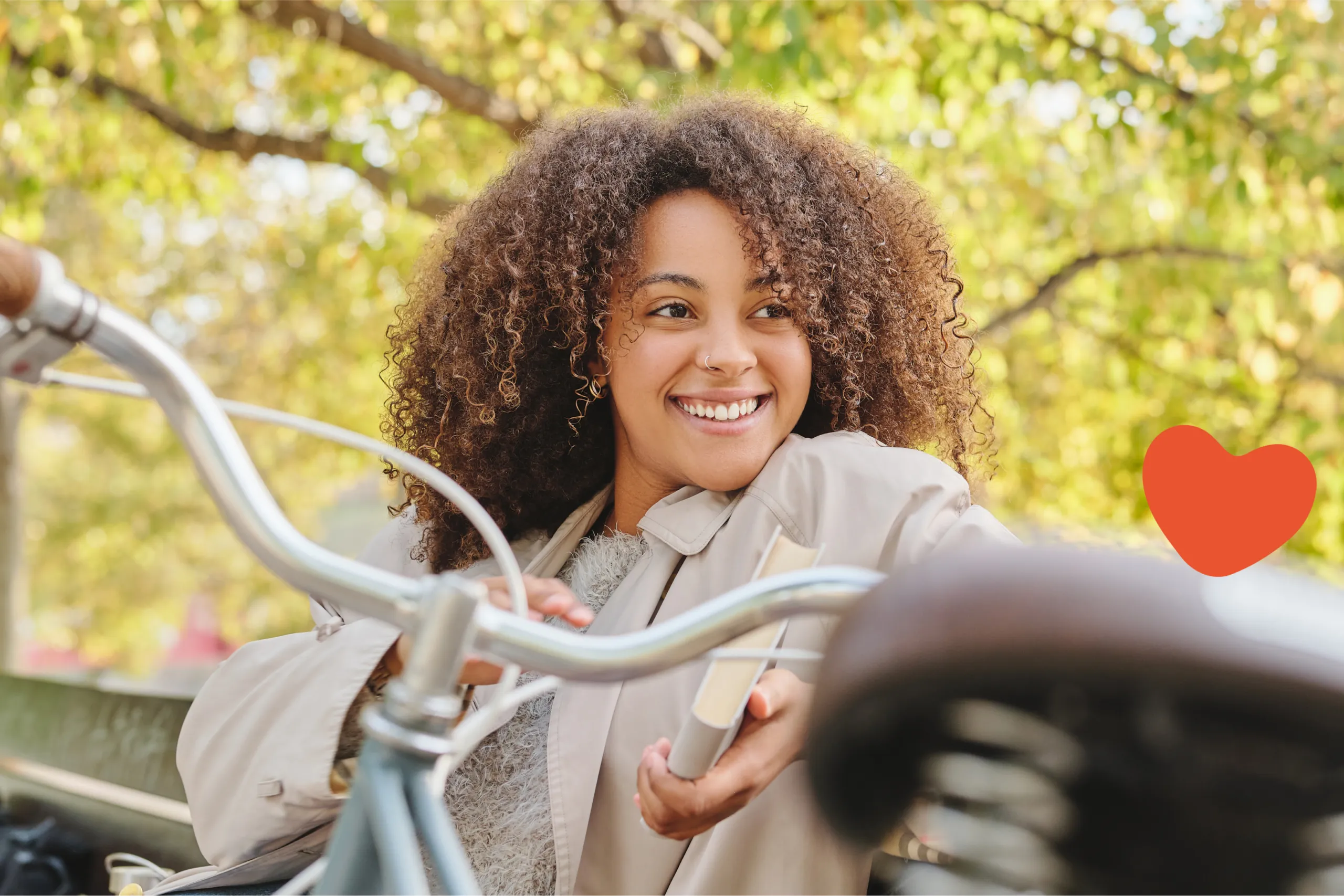 Meisje op de fiets